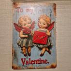 Metalen borden Valentijn ️️, Ophalen of Verzenden, Zo goed als nieuw