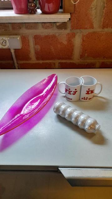 Coupe à fruits,  mugs toi et moi , mini-soupierzs beschikbaar voor biedingen