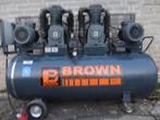 Compresseur Brown 500L, Bricolage & Construction, Compresseurs, Enlèvement, 100 litres ou plus, Mobile, 10 bars ou plus