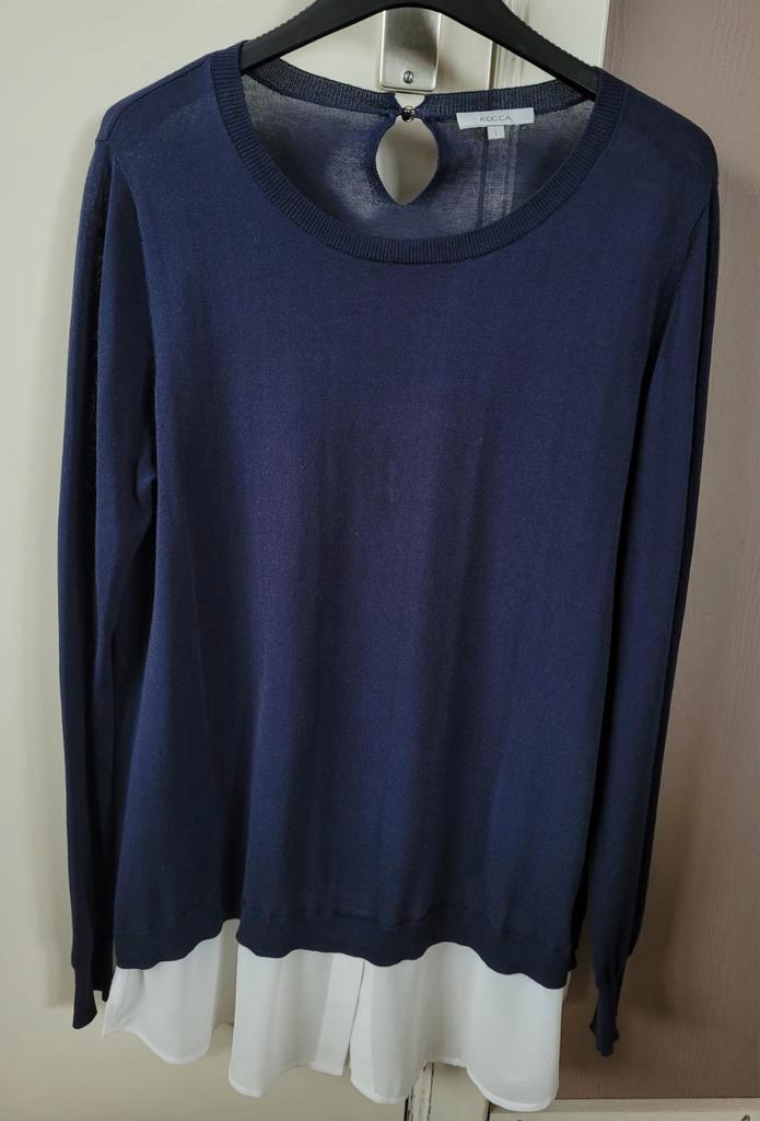 Fijn geweven bloesje merk Kocca. L..Als nieuw, Kleding | Dames, Truien en Vesten, Zo goed als nieuw, Maat 42/44 (L), Ophalen of Verzenden