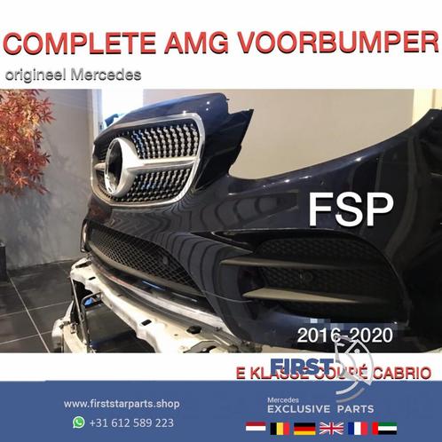 W213 E KLASSE W238 COUPÉ CABRIO AMG VOORBUMPER COMPLEET BLAU, Auto-onderdelen, Carrosserie, Bumper, Mercedes-Benz, Voor, Gebruikt