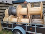Houten kabelhaspel / bobijnen, Doe-het-zelf en Bouw, Hout en Planken, Ophalen, Zo goed als nieuw