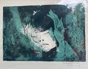 Kleurenlitho van Labadang. (1921-2015) beschikbaar voor biedingen