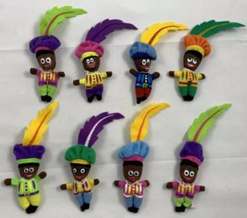 Figurine en velours en peluche Sinterklaas Zwarte Piet Pietj disponible aux enchères