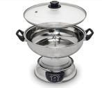 Remo - Hotpot - RVS - Elektrische fonduepan, Ophalen, Gebruikt, Elektrisch, Fonduepan