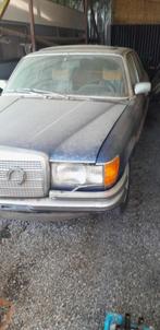 Mercedes 280 SE opmaak of onderdelen, 4 deurs, Stof, Blauw, Bruin