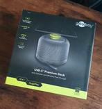 USB-C Dock with a speaker and wireless charging, Computers en Software, Dockingstations, Ophalen of Verzenden, Nieuw