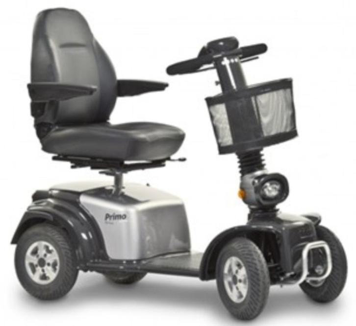 Primo 4 Scootmobiel, Diversen, Brommobielen en Scootmobielen, Zo goed als nieuw, Life and Mobility, 36 t/m 45 km, 11 t/m 15 km/u