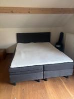 Boxspring 160x200 met topper en beddengoed, Huis en Inrichting, Slaapkamer | Boxsprings, Ophalen, Gebruikt, Tweepersoons, 200 cm