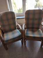 2 rotan zetels, Huis en Inrichting, Fauteuils, Ophalen, Gebruikt
