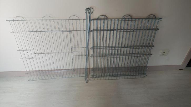 Binnenren of buitenren konijn knaagdier 6 panelen + deurtje, Dieren en Toebehoren, Knaagdieren en Konijnen | Hokken en Kooien