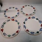 4 grandes assiettes plates 24,5 cm, Huis en Inrichting, Ophalen of Verzenden, Zo goed als nieuw