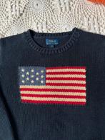 Ralph Lauren gebreide trui knit vlag - XS/S, Kleding | Dames, Blauw, Ophalen of Verzenden, Zo goed als nieuw, Ralph Lauren