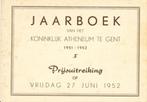 (g208) Gent Koninklijk Atheneum jaarboek 1951-55, 4 boeken,, Gelezen, Ophalen of Verzenden