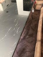 Eettafel met marmeren blad, Huis en Inrichting, Ophalen, Zo goed als nieuw