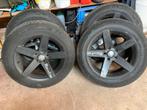 4 velgen met banden 5x120, Auto-onderdelen, Ophalen, 18 inch, Gebruikt, Banden en Velgen