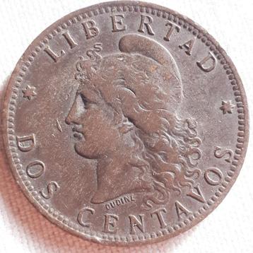 ARGENTINIË: 2 CENTAVOS 1890 KM 6 beschikbaar voor biedingen
