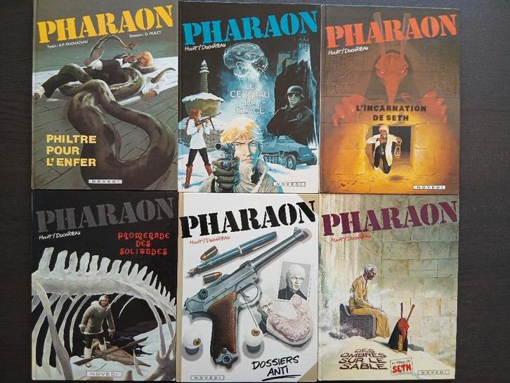 BD SERIE PHARAON (7 premiers tomes sur 8), Boeken, Stripverhalen, Gelezen, Complete serie of reeks, Ophalen of Verzenden
