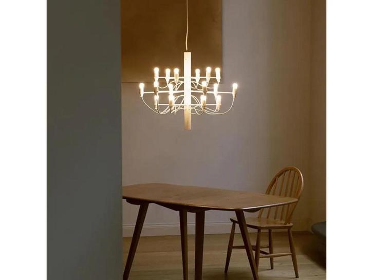 FLOS 2097/18 Pendant Light – Matt White (Frosted Bulbs), Huis en Inrichting, Lampen | Hanglampen, Nieuw, 50 tot 75 cm, Ophalen