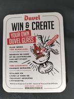 Bierviltje Duvel. Win&Create, Ophalen of Verzenden, Zo goed als nieuw, Viltje(s), Duvel
