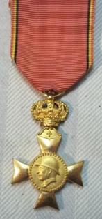 Medaille: De veteranen van Koning Albert 1. 1909 -1934, Postzegels en Munten, Penningen en Medailles, Ophalen of Verzenden, Brons