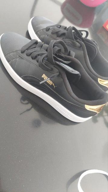 PUMA schoenen Zwart - goud maat 37 nieuw niet gebruikt beschikbaar voor biedingen