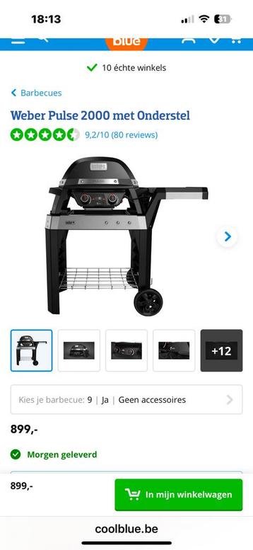 Weber bbq 2000 met onderstel, Tuin en Terras, Ophalen, Zo goed als nieuw