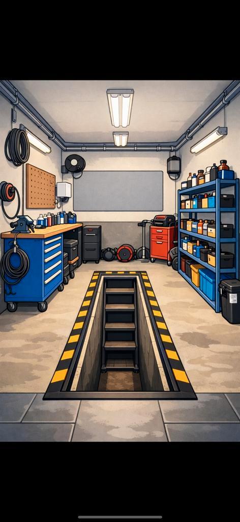 Garage avec fosse a louer a l heure region 6001, Immo, Garages & Places de parking