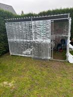 Kennel dak+deur 3x2m, Dieren en Toebehoren, Vogels | Hokken en Kooien, Ophalen, Zo goed als nieuw