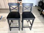 tabourets de bar Ikea, Avec repose-pieds, 2 tabourets, Enlèvement, Utilisé