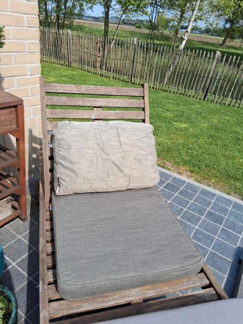 Loungekussens set van 5 - zitkussens + rugkussens, Tuin en Terras, Tuinmeubel-accessoires, Zo goed als nieuw, Ophalen