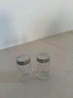 8 Peper- en 4 zout vatjes, Ophalen of Verzenden, Gebruikt, Glas