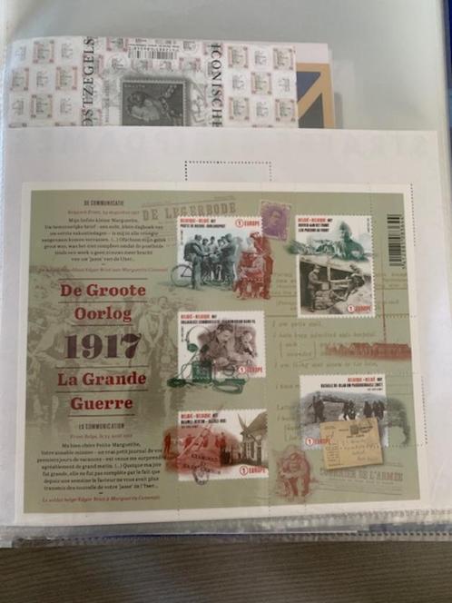 Postzegelbladen, Postzegels en Munten, Postzegels | Europa | België, Postfris, Overig, Ophalen