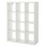 Ikea kallax kast 3x4 wit - 12 vaks, Ophalen, Gebruikt