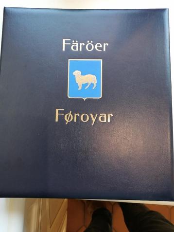 postzegels Faroer in Davo luxe album 1975/2001