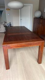 Eiken tafel in zeer goede staat 1,06 m op 2,30 m, 77cm hoog., Huis en Inrichting, Ophalen, 100 tot 150 cm, Eikenhout, 200 cm of meer