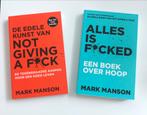 2 livres de Mark Manson, Comme neuf, Enlèvement ou Envoi, Mark Manson