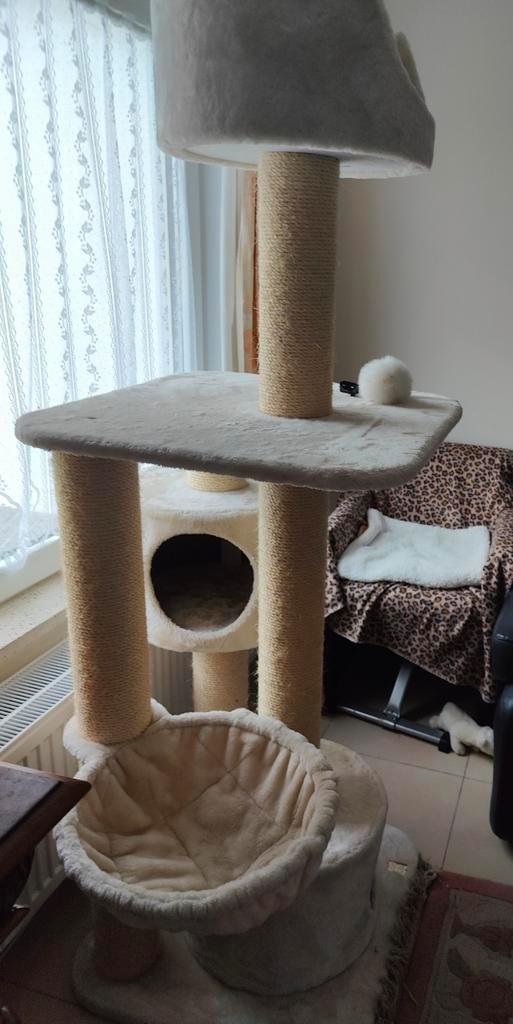 Krabpaal petrebels hoog en stevig, Dieren en Toebehoren, Krabmeubelen, Krabpaal, Ophalen