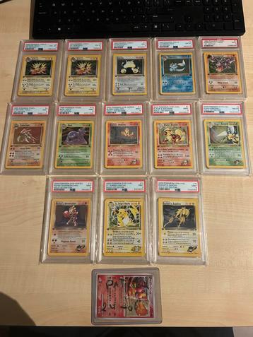 Diverse wotc graded psa holo pokemonkaarten beschikbaar voor biedingen