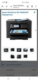 Epson Workforce WF-7840 DTWF + inkt, Ophalen, Printer, Nieuw, Scannen