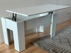 Witte salontafel met lift up tafelblad, Huis en Inrichting, Ophalen