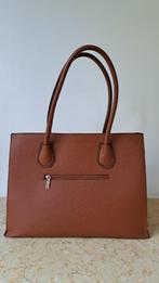 superhandige damestas met rits, Enlèvement, Neuf, Brun