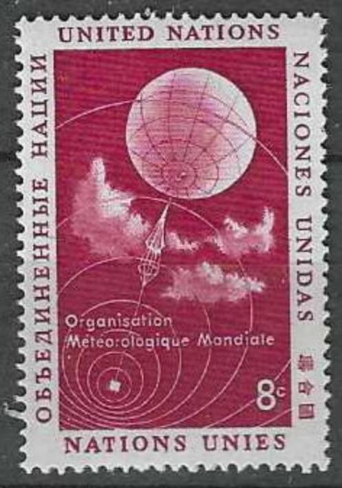 Verenigde Naties 1957 - Yvert 49 - Metereologie (PF), Postzegels en Munten, Postzegels | Amerika, Postfris, Verzenden