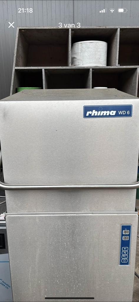 Horeca Vaatwasser Rhima WD-6 | Snelle Ophaling | Vanaf €1500, Elektronische apparatuur, Vaatwasmachines, Gebruikt, Vrijstaand