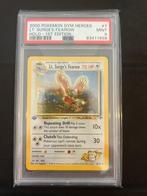 7/132 lt. surge's fearow 1e psa 9 € 150,00 holo, Ophalen of Verzenden, Losse kaart