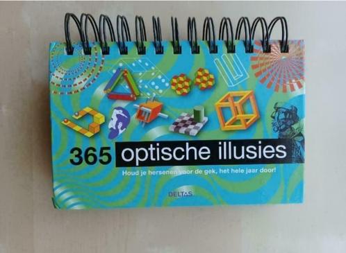 365 Optische Illusies - Kalender - Deltas, Hobby en Vrije tijd, Denksport en Puzzels, Zo goed als nieuw, Overige typen, Ophalen of Verzenden