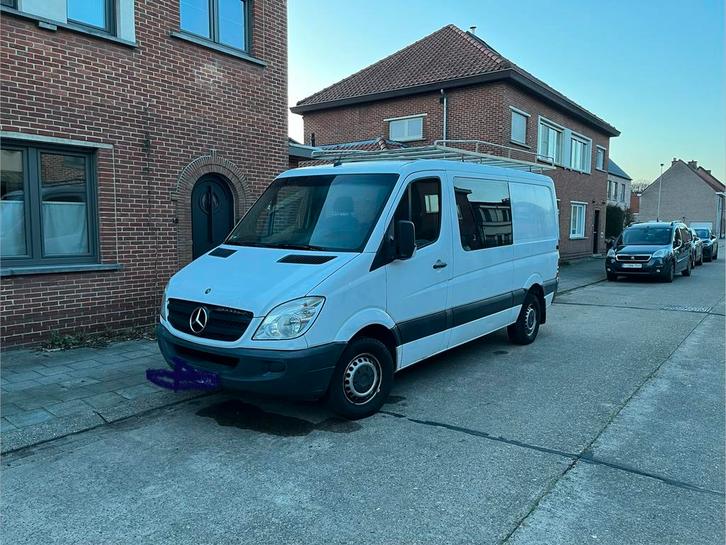 Mercedes sprinter automatic met dubbele cabine, Auto's, Bestelwagens en Lichte vracht, Bedrijf, ABS, Achteruitrijcamera, Airbags