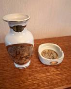 Ensemble vase et cendrier — L'art de Zogan — Or 24 carats, Antiquités & Art, Enlèvement