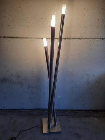LT-Luce Vloerlamp Piper RVS 3 Lichts beschikbaar voor biedingen
