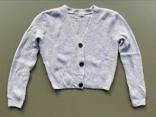 Cardigan / trui lila H&M 152, Kinderen en Baby's, Kinderkleding | Maat 152, Gebruikt, Meisje, Trui of Vest, Ophalen of Verzenden